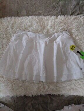 Prince White Women's Circle Skirt Tennis Skirt